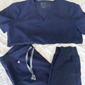 Women's Figs Set - Navy. PO# 1666